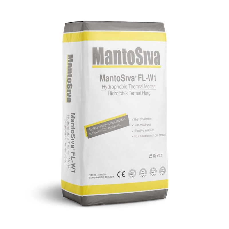 Mantosıva®FL-W1  (Hydrophobic Thermal Mortar)